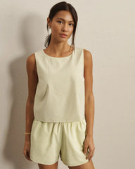 Saltair Tank -- Citron Stripe