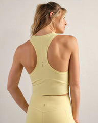 Serene Fitted Tank -- Yellow Dawn