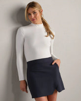 Serene Mock Neck -- Snow White