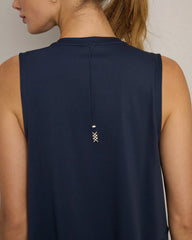Serene Tank -- Navy Blue