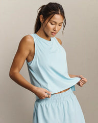 Serene Tank -- Pool Blue