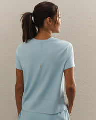 Serene Tee -- Pool Blue
