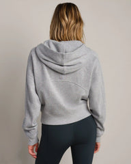 Signature Rib 1/2 Zip -- Heather Gray