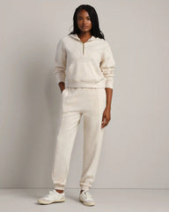 Signature Rib 1/2 Zip -- Oatmeal Heather