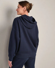 Signature Rib Hoodie -- Navy Blue