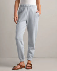Signature Rib Jogger -- Blue Pearl