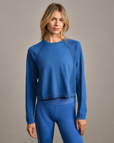 Sporty Sweater -- Deep Sea Blue