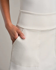 Stance Rib Skort - 15" -- Oats