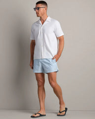 State of Mind Camp Collar Shirt -- Bright White