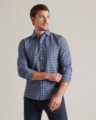 State of Mind Shirt - Slim Fit -- Blue/Light Blue Gingham