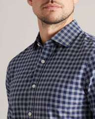 State of Mind Shirt - Slim Fit -- Blue/Light Blue Gingham