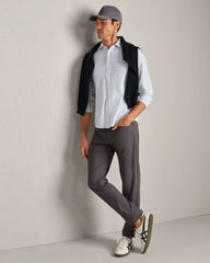 State of Mind Shirt - Slim Fit -- Pacific Green Mini Windowpane