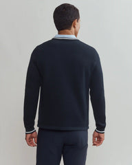 Turn Golf V-Neck Sweater -- True Navy