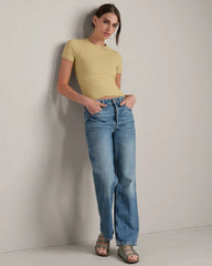 Ultimate Layer Tee -- Golden Flax