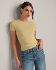 Ultimate Layer Tee -- Golden Flax