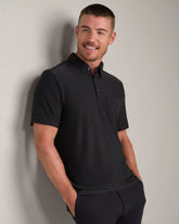 WFH Polo -- True Black Heather