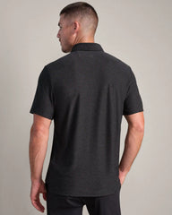 WFH Polo -- True Black Heather
