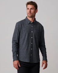 WFH Shirt -- Bluefin Heather