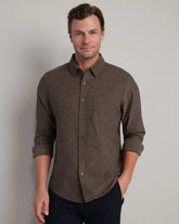 WFH Shirt -- Cafe Noir Heather