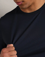 Waffle Tech Tee -- True Navy