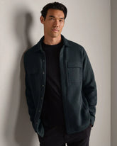 Weekender Shacket -- Pine Gray