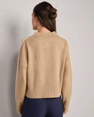Westside V-Neck Sweater -- Camel Tan