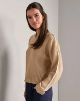 Westside V-Neck Sweater -- Camel Tan