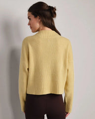 Westside V-Neck Sweater -- Golden Flax