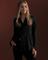 Party Blouse -- Black