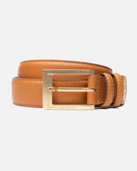 Wolf & Shepherd Stealth Leather Belt -- Honey