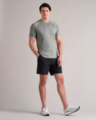 Atmosphere Tee -- Shadow Green Heather