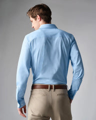 Commuter® Shirt - Slim Fit -- Light Blue Geo Dot