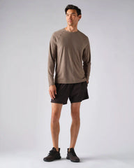 Reign Long Sleeve Tee -- Coffee Heather