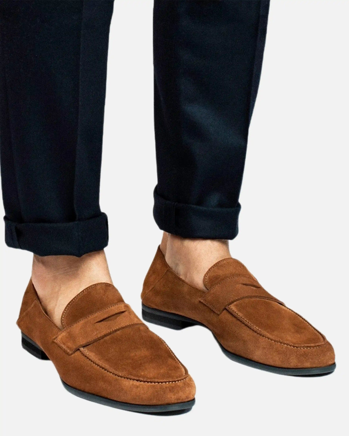 Wolf & Shepherd Monaco Loafer -- Cognac