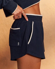 Beach Terry Short -- Navy Blue