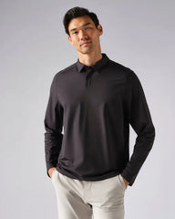 Commuter® Long Sleeve Polo -- Black