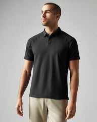 Delta Pique Polo -- Black