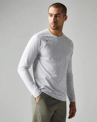 Reign Long Sleeve Tee -- Gray Space Dye