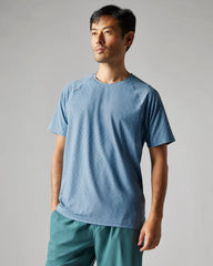 Reign Tee -- Blue Quartz Space Dye