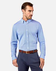 Commuter® Shirt - Slim Fit -- Strong Blue Honey Comb