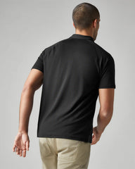 Delta Pique Polo -- Black