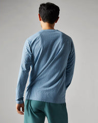 Reign Long Sleeve Tee -- Blue Quartz Space Dye