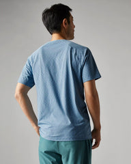 Reign Tee -- Blue Quartz Space Dye