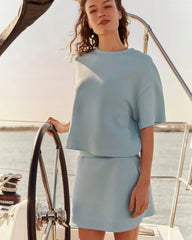 DreamGlow® Relaxed Tee -- Pool Blue