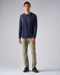 Atmosphere Long Sleeve Tee -- Navy Heather
