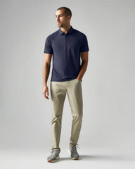 Delta Pique Polo -- Navy