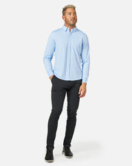 Commuter® Shirt - Classic -- Light Blue Wide Stripe