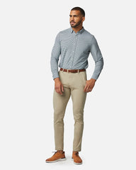 Commuter® Shirt - Slim Fit -- Pine/White Mini Check