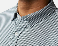 Commuter® Shirt - Slim Fit -- Pine/White Mini Check
