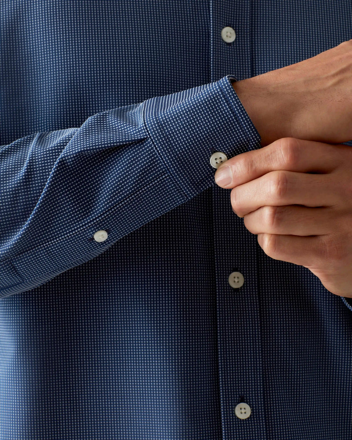 Commuter® Shirt - Slim Fit -- Blue Geo Dot